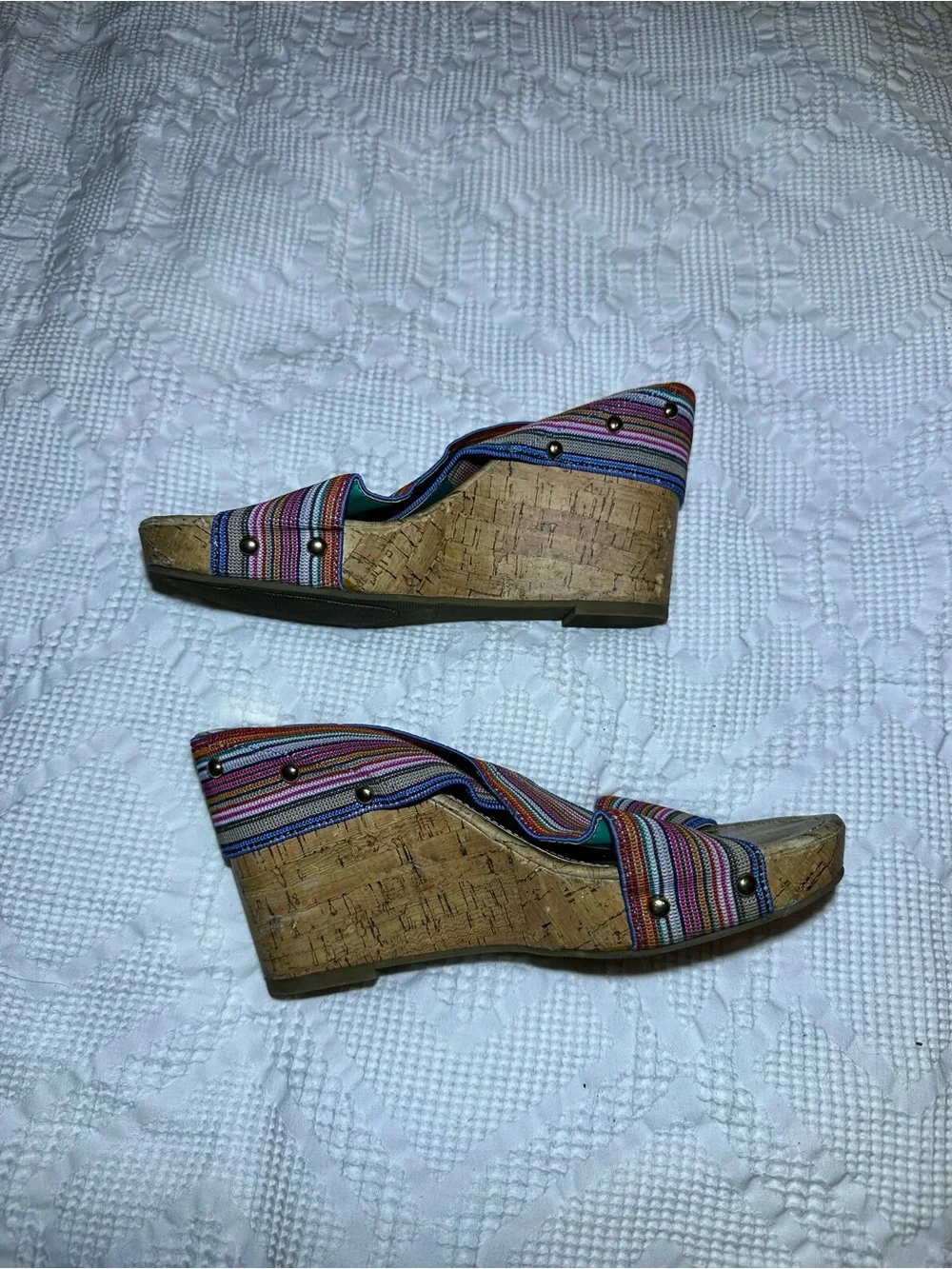 Steve Madden Multicolored Stripe Shoes